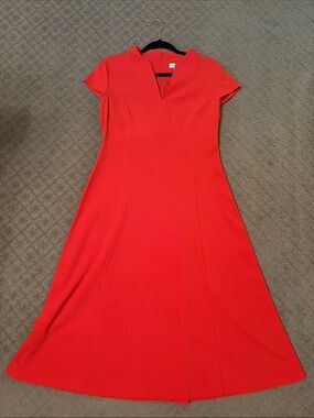 calvin klein sleeveless flounce hem a line dress Calvin Klein Seamed Dress Size 6 Layered Flounce Hem Sleeveless White